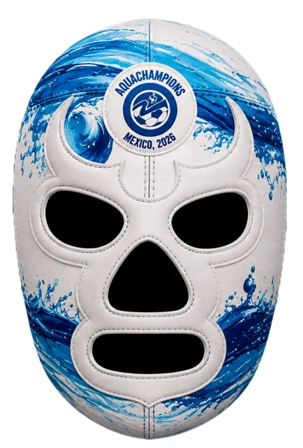 Máscara luchador azul AquaChampions